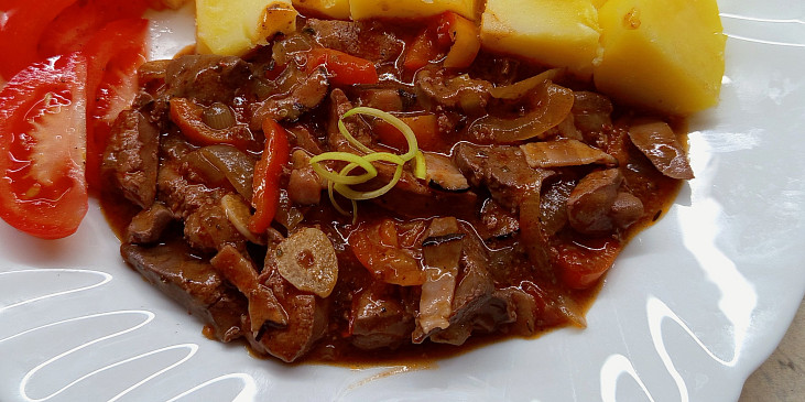 Krůtí játra po zbojnicku