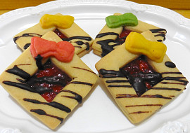 Linecké čtverečky s mašličkou