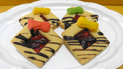 Linecké čtverečky s mašličkou