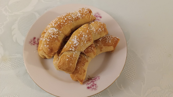 Ořechové svatomartinské rohlíčky s javorovým sirupem