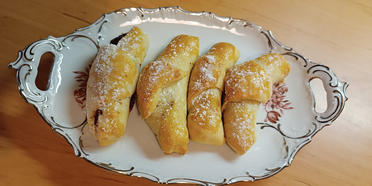 Ořechové svatomartinské rohlíčky s javorovým sirupem