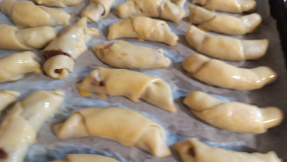 Ořechové svatomartinské rohlíčky s javorovým sirupem