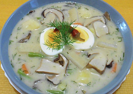 Polévka kulajda se zeleninou