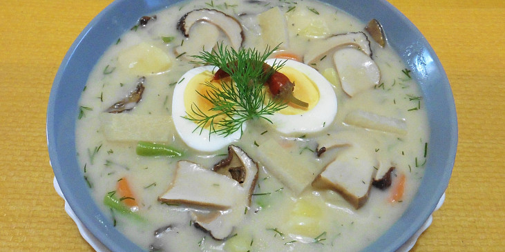 Polévka kulajda se zeleninou