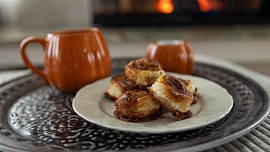 Skořicové šneky z listového těsta