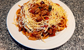 Špagety s vepřovým mletým masem