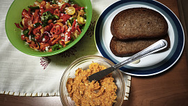 Tatarák z olomouckých tvarůžků