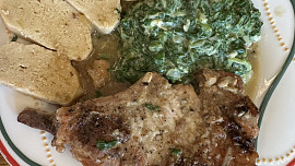 Vepřové kotlety na česneku