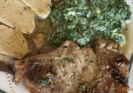 Vepřové kotlety na česneku