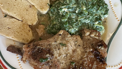 Vepřové kotlety na česneku