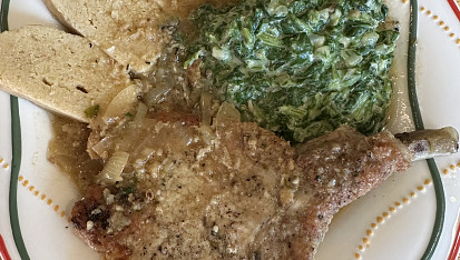 Vepřové kotlety na česneku