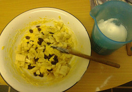 Banánový chlebíček s brusinkami