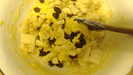 Banánový chlebíček s brusinkami