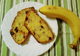 Banánový chlebíček s brusinkami