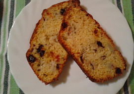 Banánový chlebíček s brusinkami