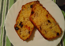 Banánový chlebíček s brusinkami