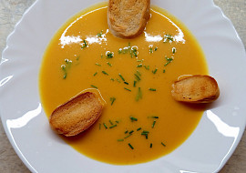 Batátový krém se špetkou kari