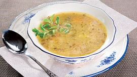 Bramboračka s hlívou ústřičnou