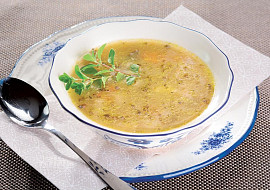 Bramboračka s hlívou ústřičnou