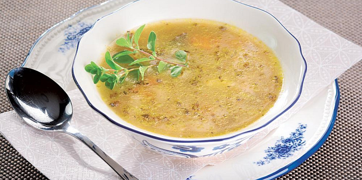 Bramboračka s hlívou ústřičnou