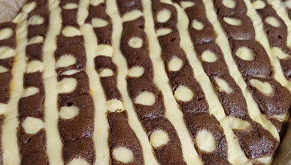 Buchta - prošívaná deka, Prošívaná deka kakaová