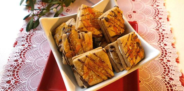 Čtverečky s meruňkami