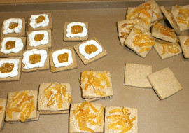 Čtverečky s meruňkami