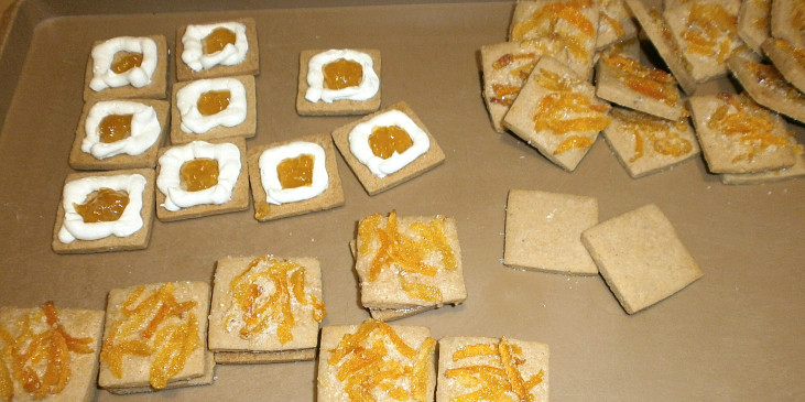 Čtverečky s meruňkami