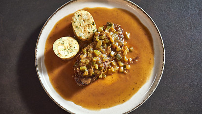 Hovězí roštěná po znojemsku podle Honzy Punčocháře