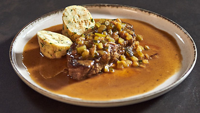 Hovězí roštěná po znojemsku podle Honzy Punčocháře