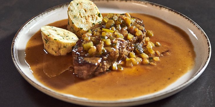 Hovězí roštěná po znojemsku podle Honzy Punčocháře