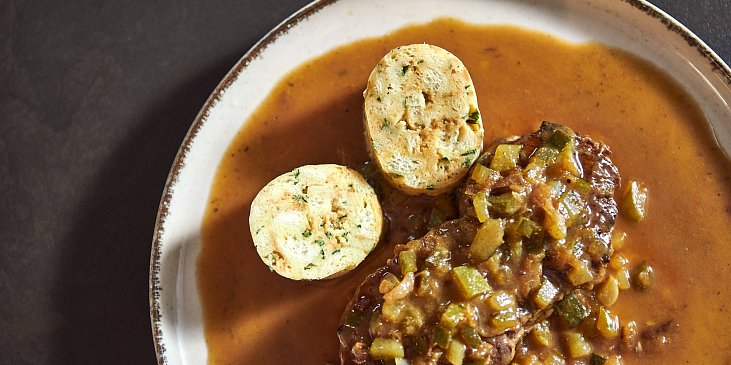 Hovězí roštěná po znojemsku podle Honzy Punčocháře