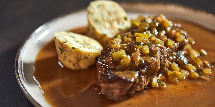 Hovězí roštěná po znojemsku podle Honzy Punčocháře