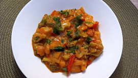 Indické květákovo-brokolicové kari