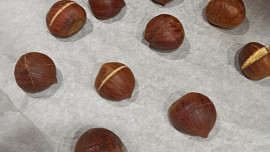 Jedlé kaštany pečené