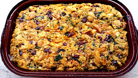 Nádivka se špenátem a játry