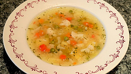 Rychlá zeleninová polévka s rýží