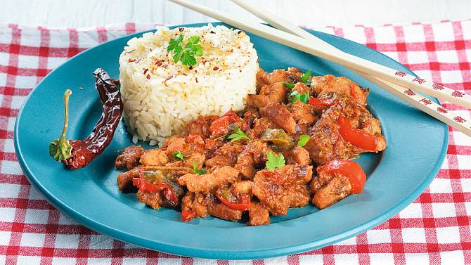 Vepřové nudličky po čínsku