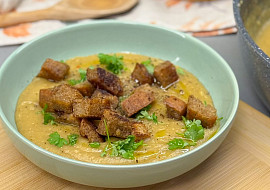 Krémová česnečka