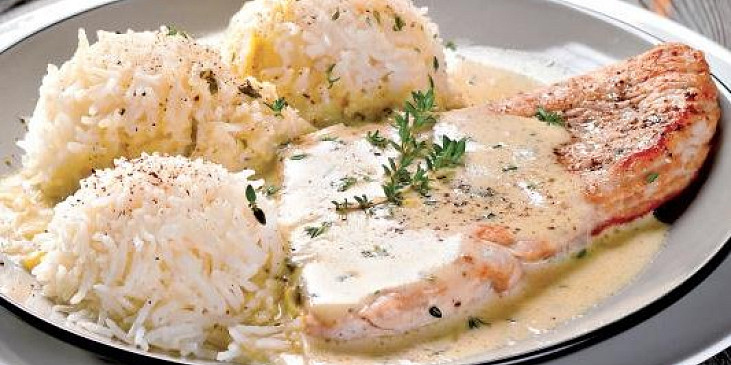 Krůtí plátky s hořčičnou omáčkou