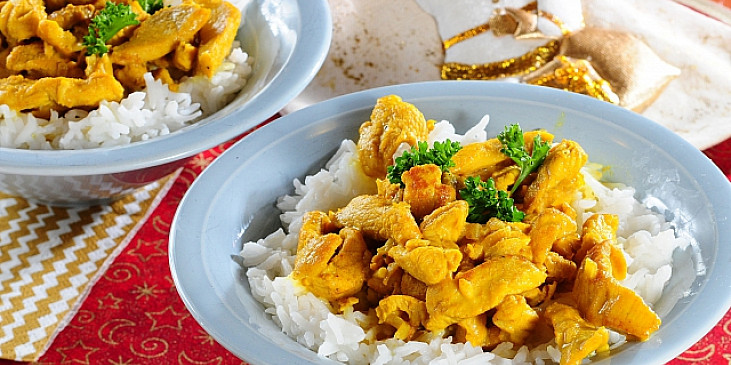 Kuřecí prsíčka na karí