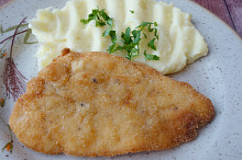 Smaženo na řepkovém oleji, bez mražené zeleniny.