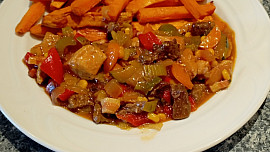 Kuřecí směs na hořčici s medem