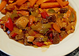 Kuřecí směs na hořčici s medem