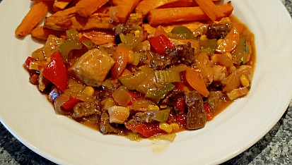 Kuřecí směs na hořčici s medem