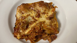 Lasagne s mletým masem bez bešamelu