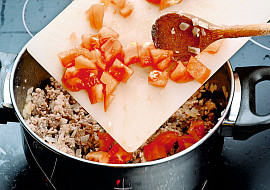 Nadýchaný květákový nákyp