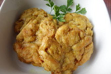 Placičky s kari kořením, bez grilovacího koření.