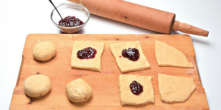 Plněné bochánky s polevou