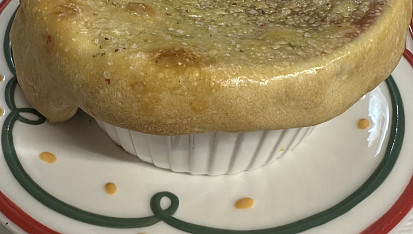 Zapečená polévka z červené řepy